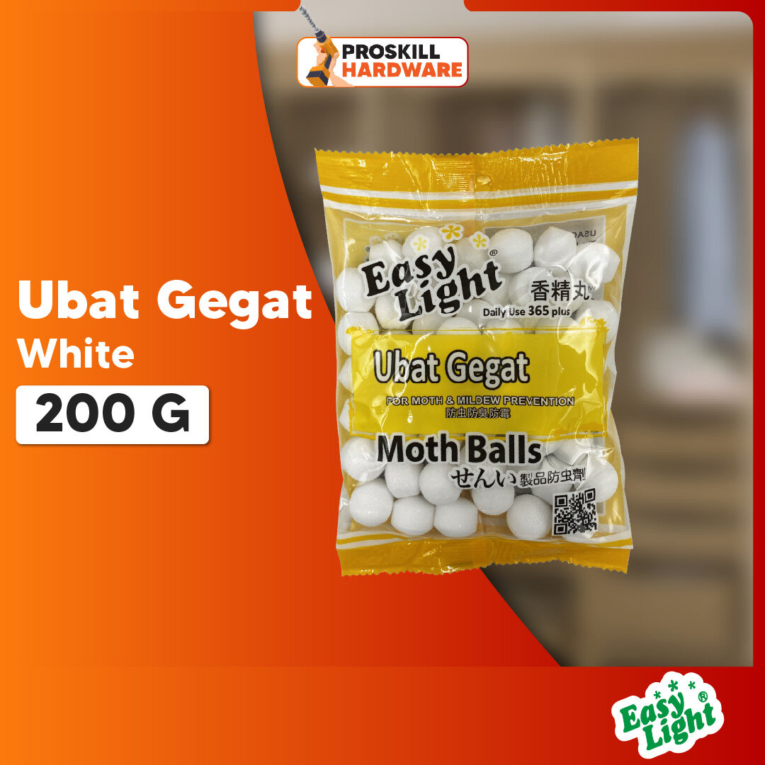 PROSKILL HARDWARE Easylight Moth Balls White Remove Odor Round Moth