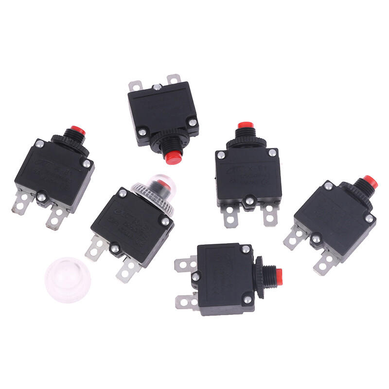 Banyan 5A 6A 8A 10A 15A 20A Thermal Switch Circuit Breaker Overload Protector Fuse