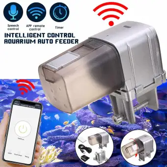 Wifi App Remote Control Automatic Fish Feeder Aquarium Food