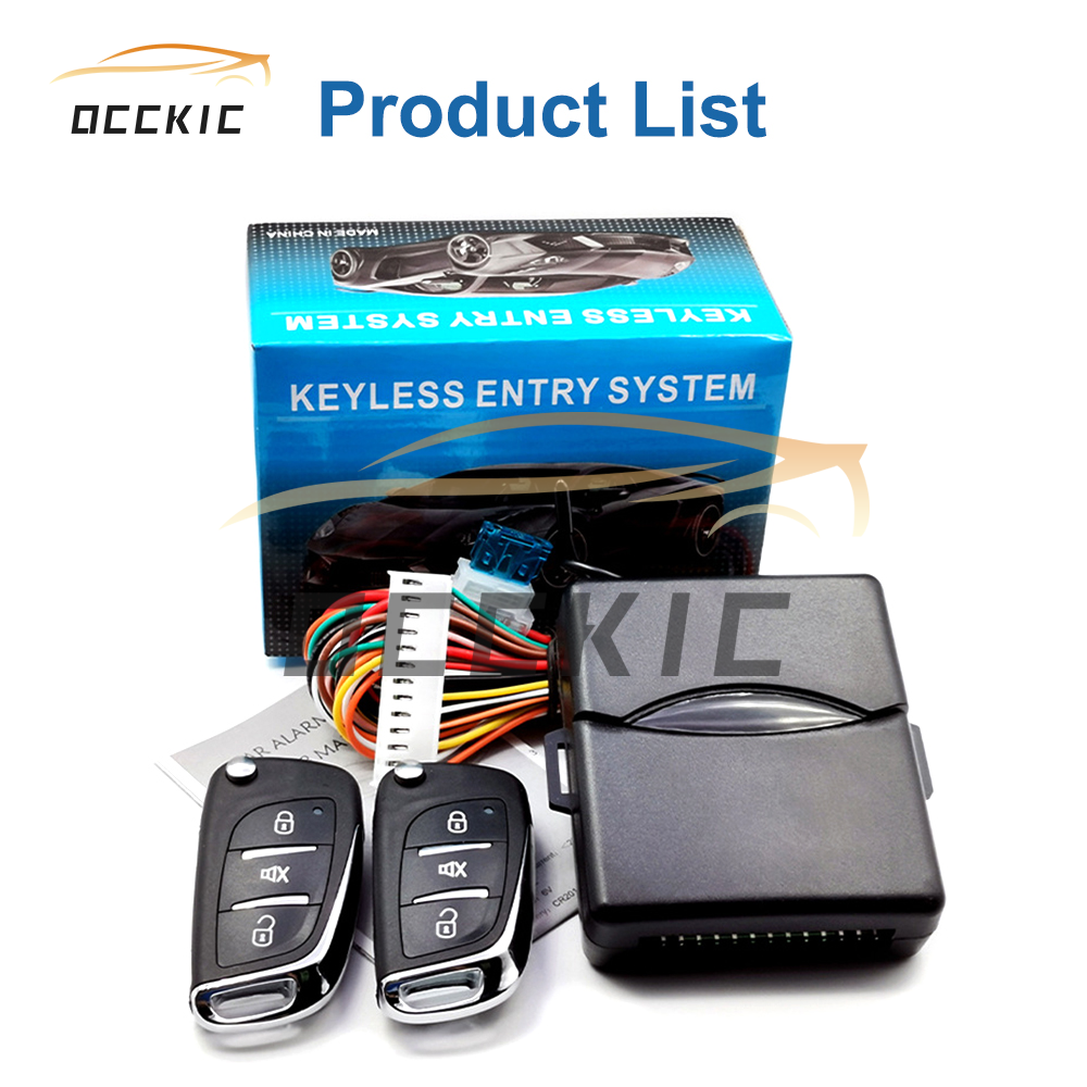 occkic Central lock remote control key for car alarm automatic lock smart door universal centralized unit window energy trunk release