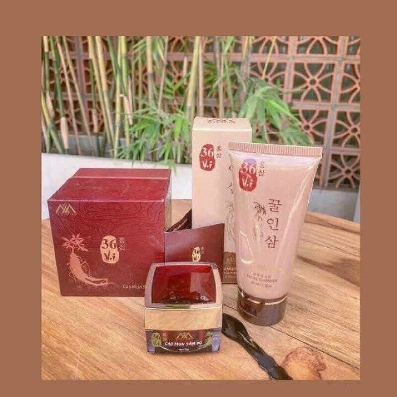 Combo 1 Sữa Rửa Mặt Va 1 Cao Mụn Sâm Đỏ