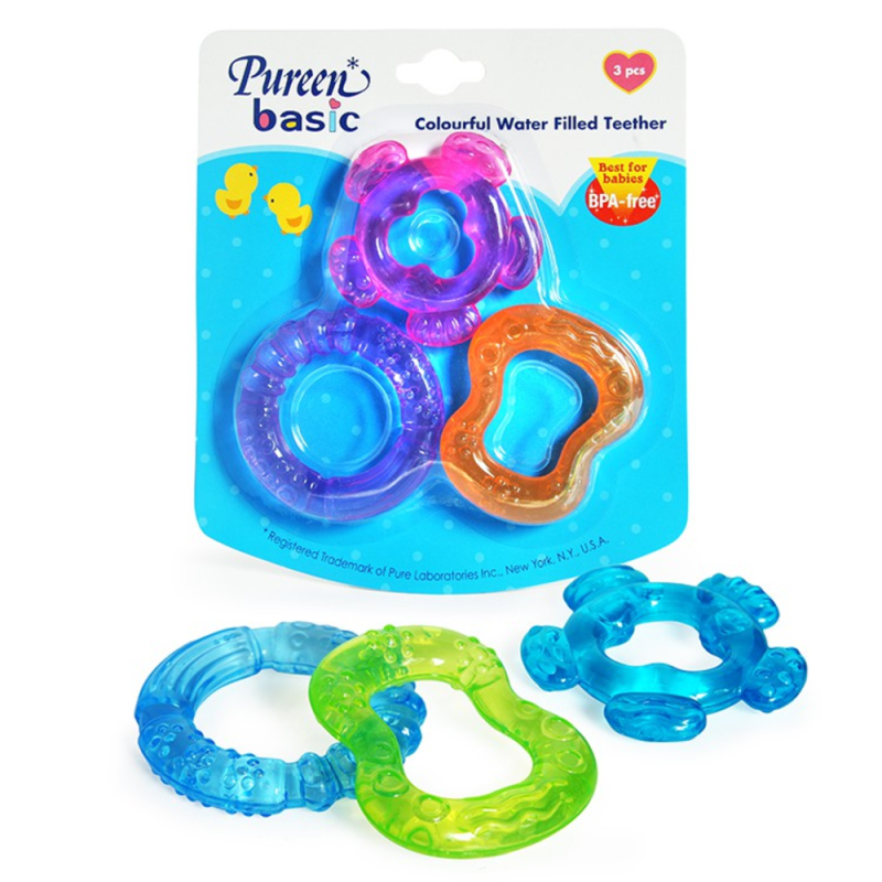 Pureen Colourful Water Filled Teethers Lazada