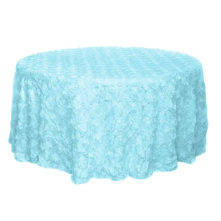 teal table cover