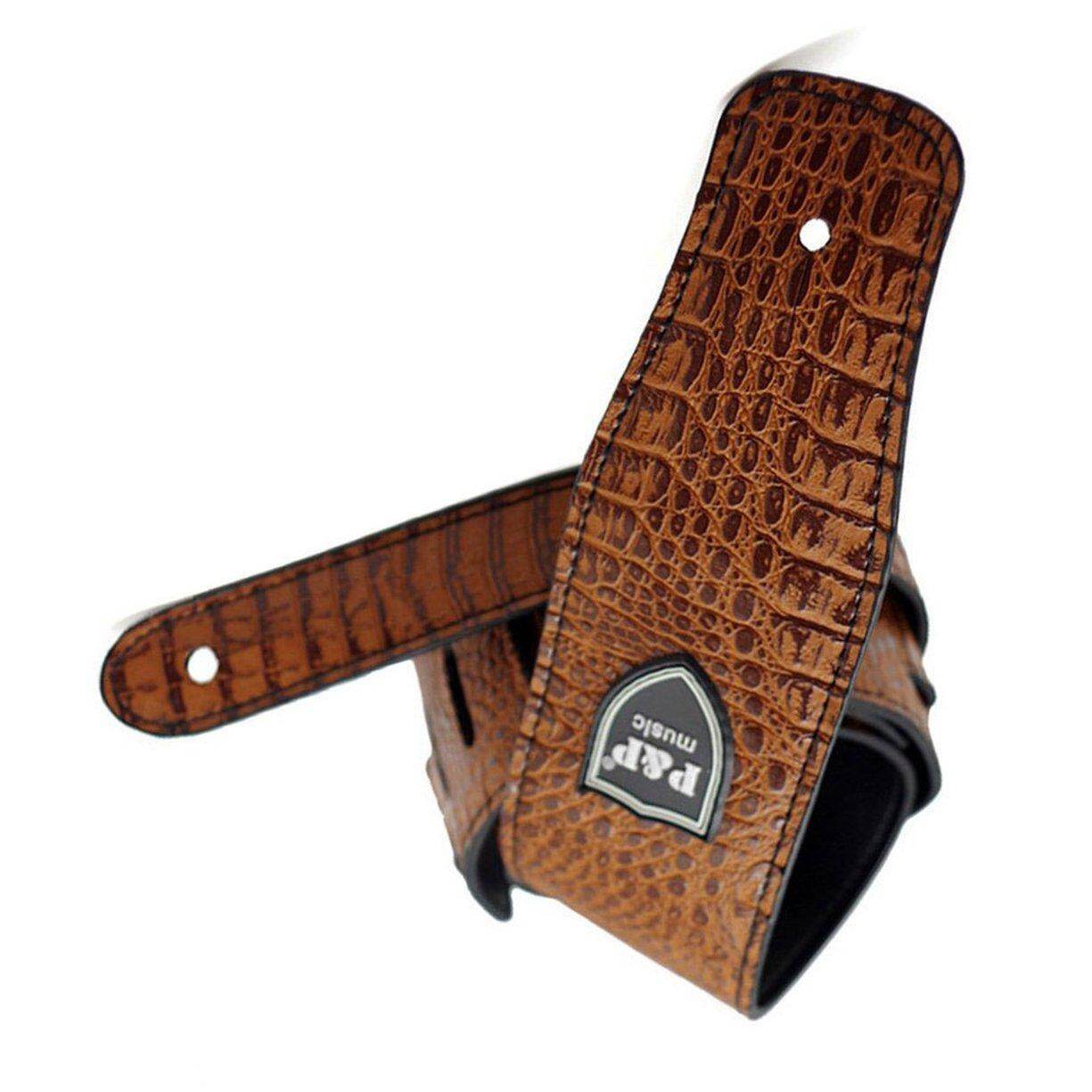 [Giá Rẻ] Dây Đeo Đàn Guitar Da Cá Sấu Dây Đeo Vai Đàn Ghi Ta Điện Điều Chỉnh Được