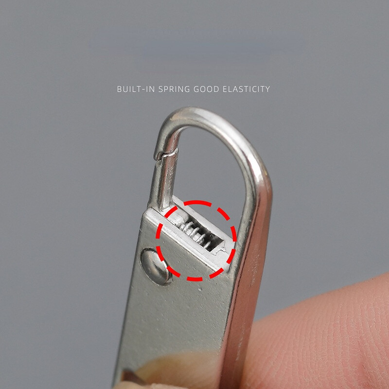 5 cái có thể tháo rời dây kéo puller xử lý thay thế phổ biến khóa kéo kim loại trượt DIY may sửa chữa kéo Tab Đầu cho ba lô túi áo khoác