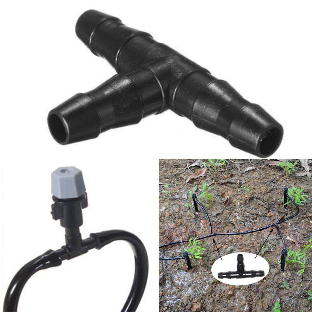[Chinatera] 100pcs Tee Connectors For Outdoor Gargen Irrigation Hose Water Pipe Joints Watering System
