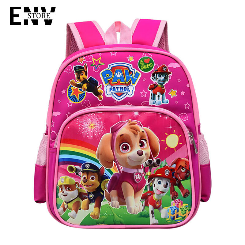JIVIVIL Kindergarten new school bag children backpack 3-5 years old boys and girls nylon backpack cute cartoon pattern