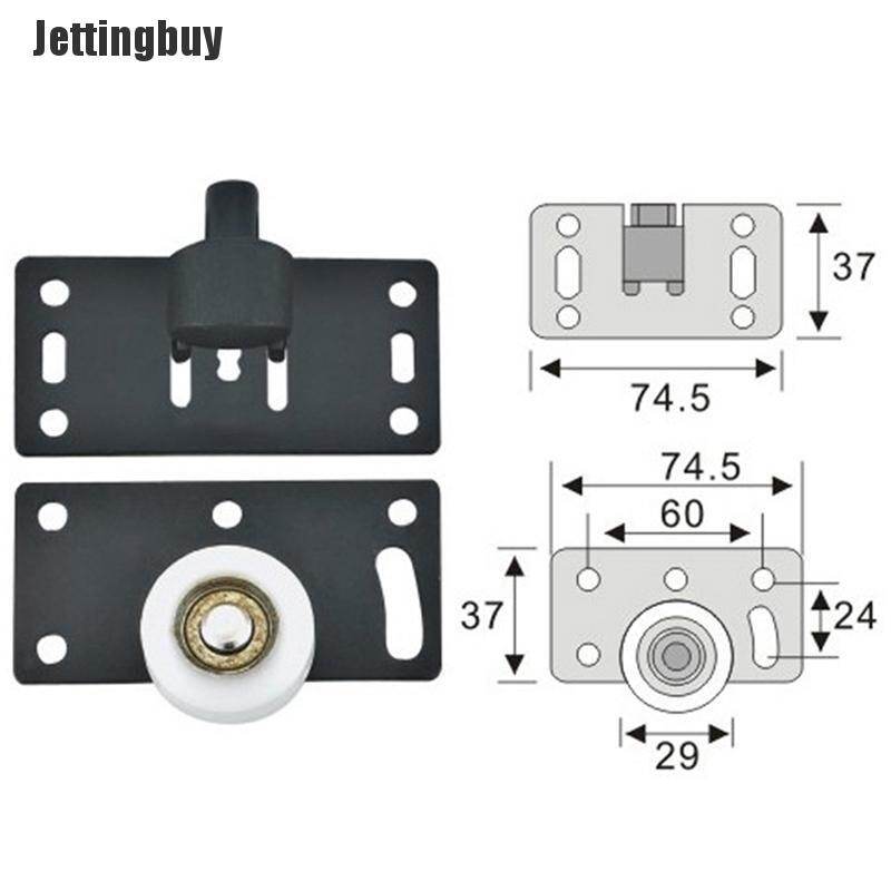 Door Rollers Sliding Door Wheel Cabinet Nylon Pulley Hanging Wheel For Wardrobe