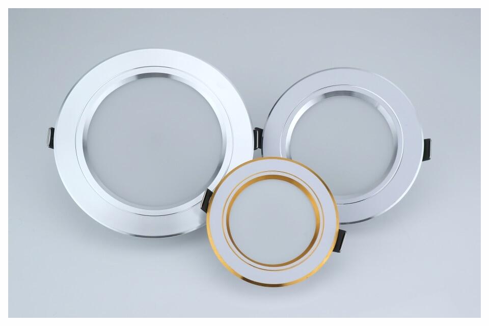 Giao hàng nhanh⚡Đèn LED âm trần 220V Đèn LED âm trần mỏng đèn dạng Tấm Đèn trần hình tròn 5W 9W 12W lõm đèn âm trần đèn LED tròn đèn dạng tấm 15W 18W Spotlight chiếu sáng trong nhà