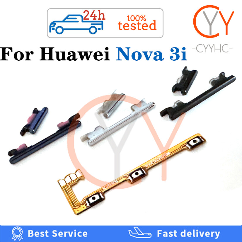Nút âm lượng công tắc điện nút nguồn Flex cáp cho Huawei Nova 3i cáp phụ tùng thay thế