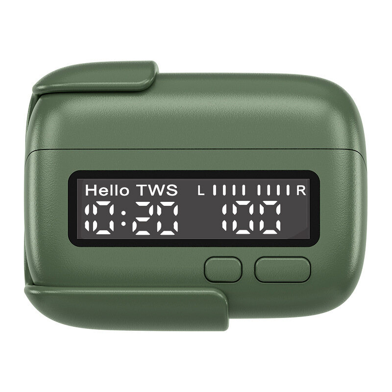 Lamgool Bluetooth Headset portable Pager appearance Digital clock Battery level display Low latency