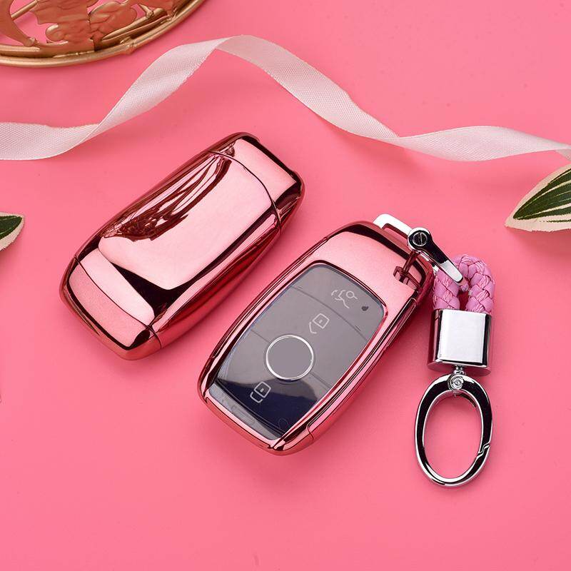 Vỏ bọc chìa khóa xe hơi chất liệu TPU cho xe Mercedes Benz New E Class E200 E320 - INTL
