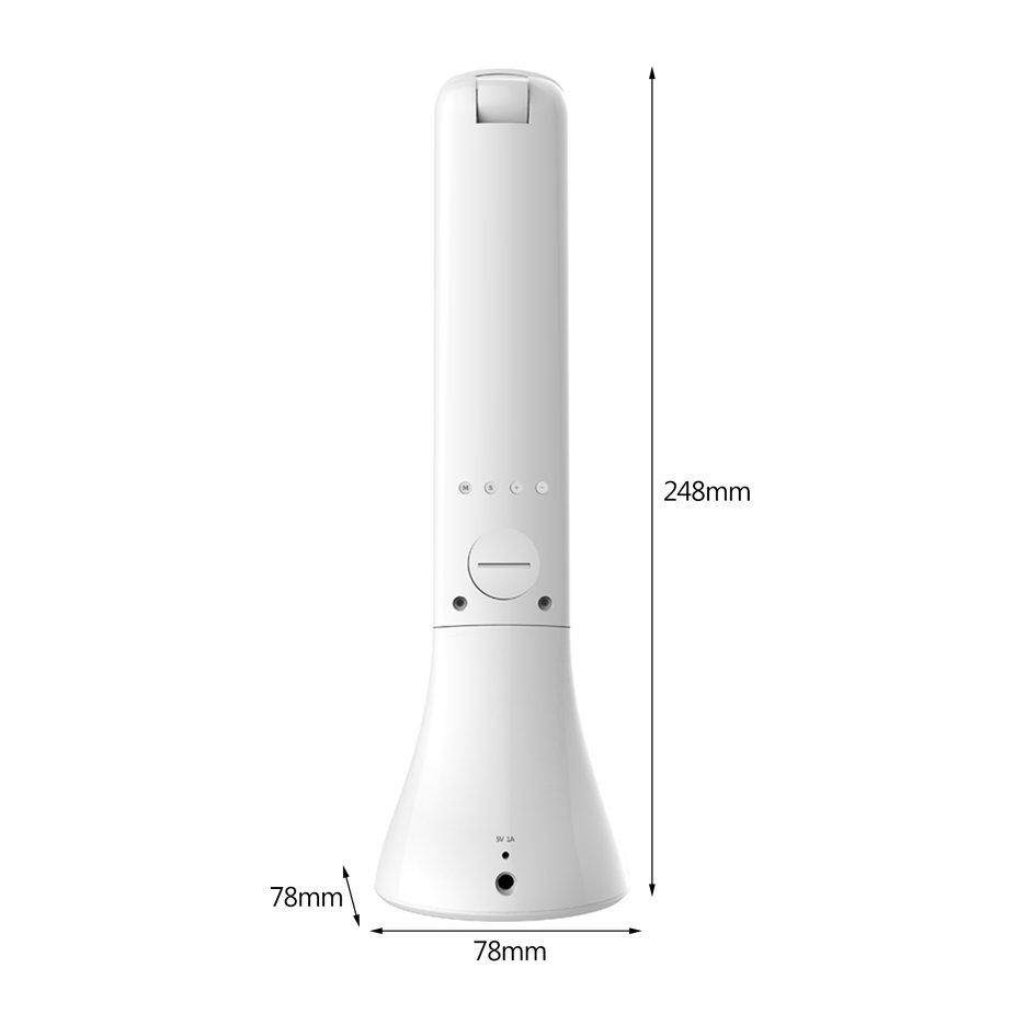 Nóng Người Bán Có Thể Gập Lại Đèn 3 cấp độ Mờ Mắt Chăm Sóc Đèn Bàn Đọc Sách Với Lịch Kỹ Thuật Số