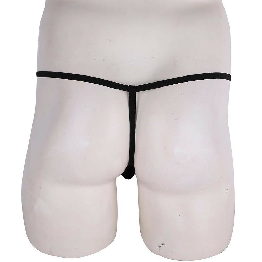 Mrshow Men Liquid Stretch Micro T Hong Underwear See-through Mesh Mini Cut G Strings