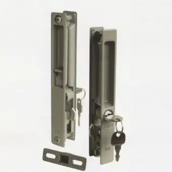 Fuda Glass Sliding Door Lock Silver 25 27mm Lazada