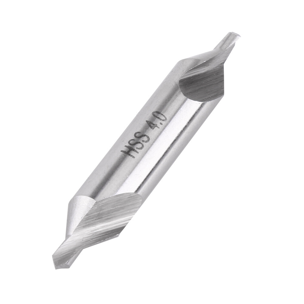 Center Drill Bit 5pcs High Speed Steel 1.5/2/2.5/3/4mm 60 Degree AngleCountersink Spotting Drill Bits Tool