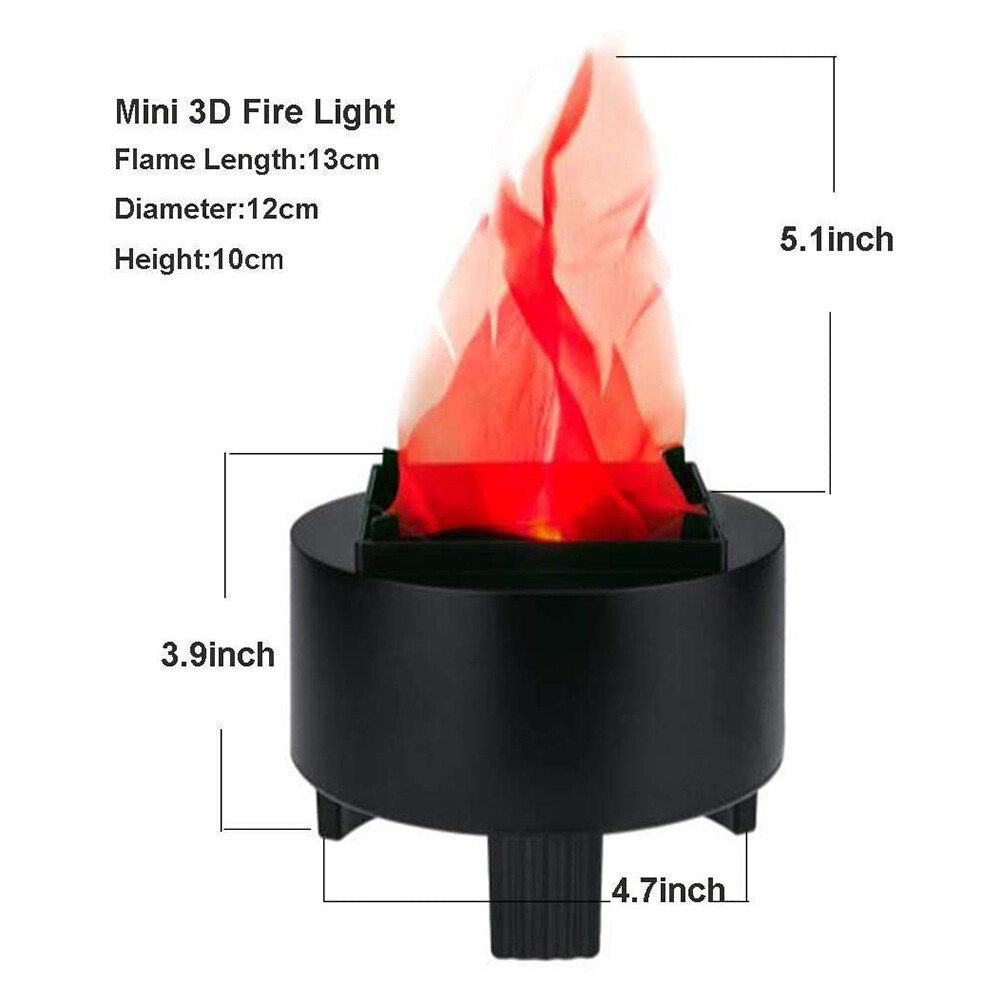 Đèn ngọn lửa nhân tạo 3D Đèn lửa giả 3D Ngọn lửa thực tế Hiệu ứng sân khấu Đèn LED Đèn lửa trại cho trang trí câu lạc bộ Giáng sinh năm mới