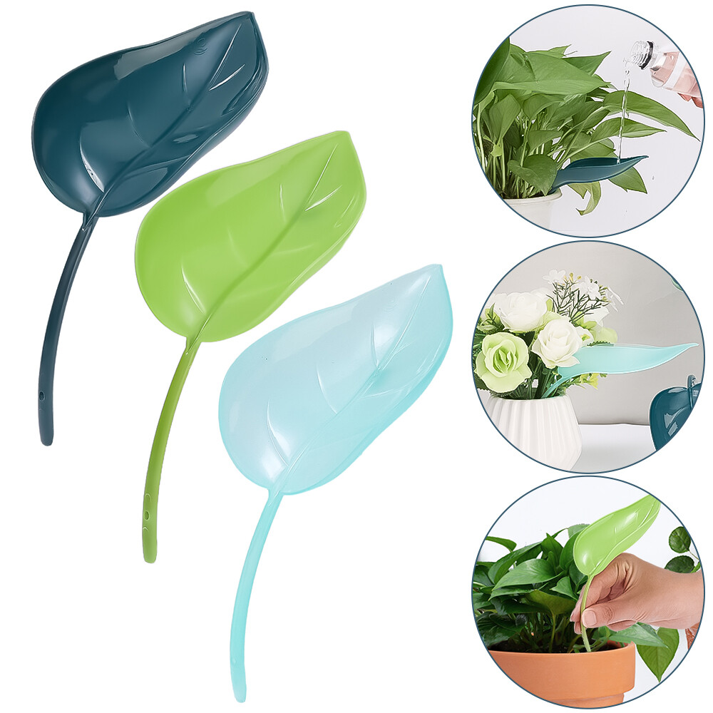Leaf Shape Plant Watering Devices Potted Plants Waterer Spikes Automatic Irrigation System Watering Drip Funnel Garden Supplies
