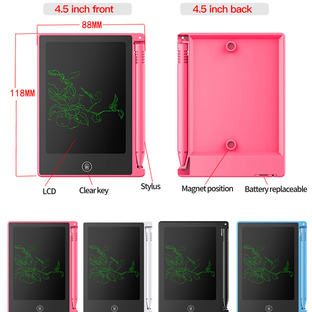 4.5 Inch Children Gifts Graphics Message Board LCD Drawing Digital