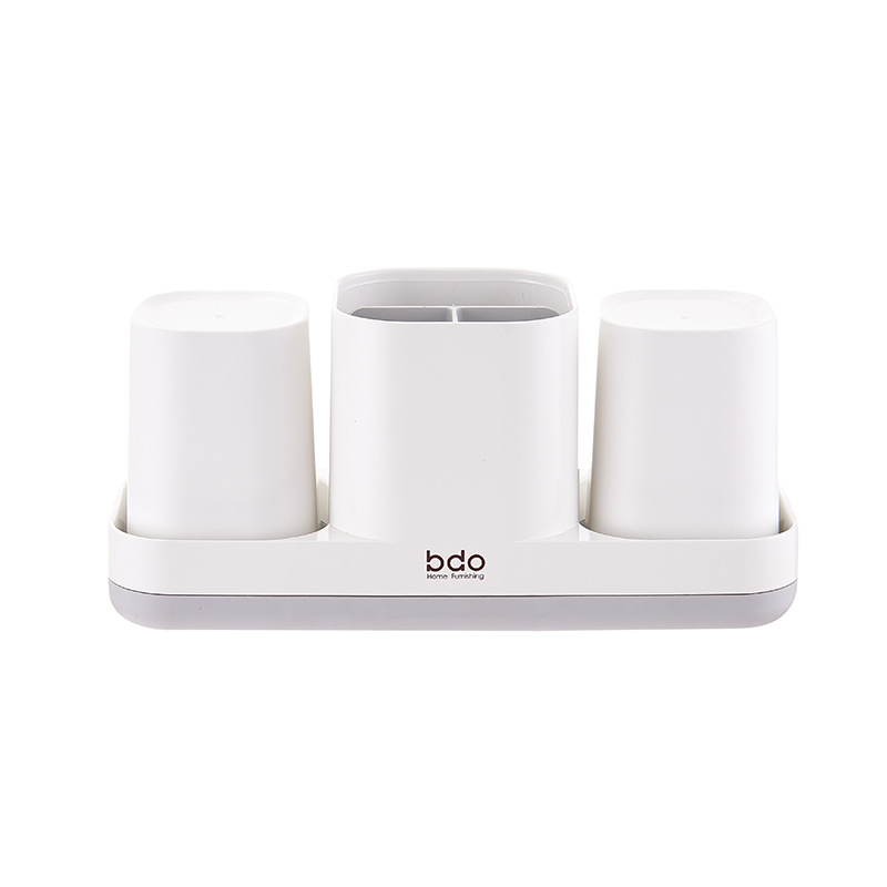 Washing cup storage rack Couple student luxury mouthwash cup household toothbrush cup dormitory electric toothbrush rack