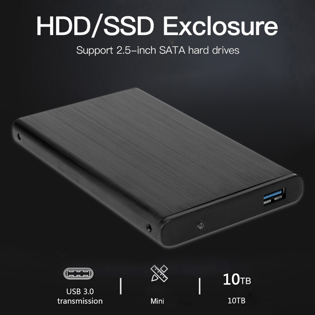 Hộp Ổ Cứng Di Động Tenda, 2.5 Inch, USB 3.0, Ổ Cứng 10TB, 6Gbps, HDD, Ổ Cứng SSD Cho Máy Tính Xách Tay