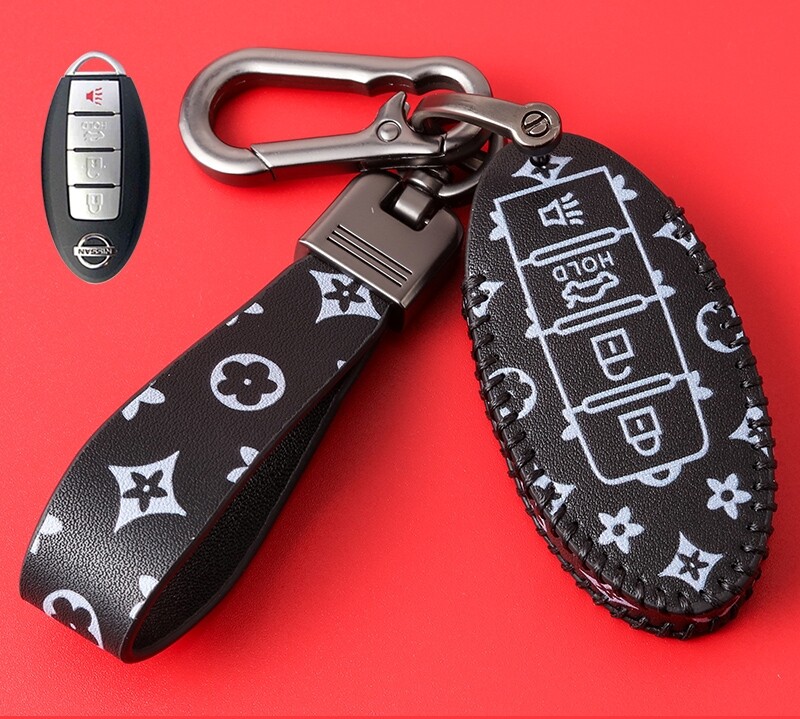 For Nissan key case TPU leather case 2 3 4 key key case