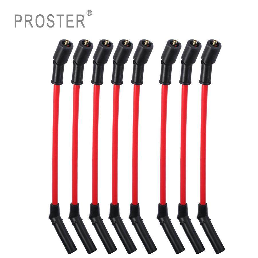 8 Pcs Baru 10.5 Mm Panas Tinggi Pengapian Busi Satu Set Kabel untuk Lsx LS1 LS2 LS3 LS6 OEM 10457730 12563293 19005218 8104577300 12573190