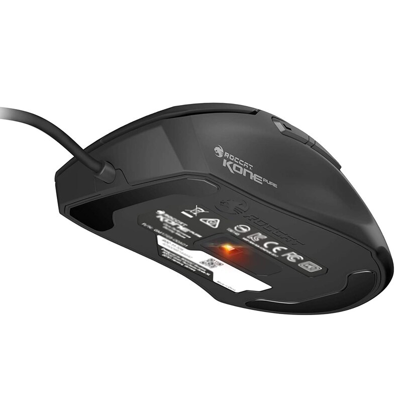 Roccat Kone Pure Sel Ergonomic Gaming Mouse (5000 Dpi Optical RGB Lighting Ultra Light) Black, ROC-11-723