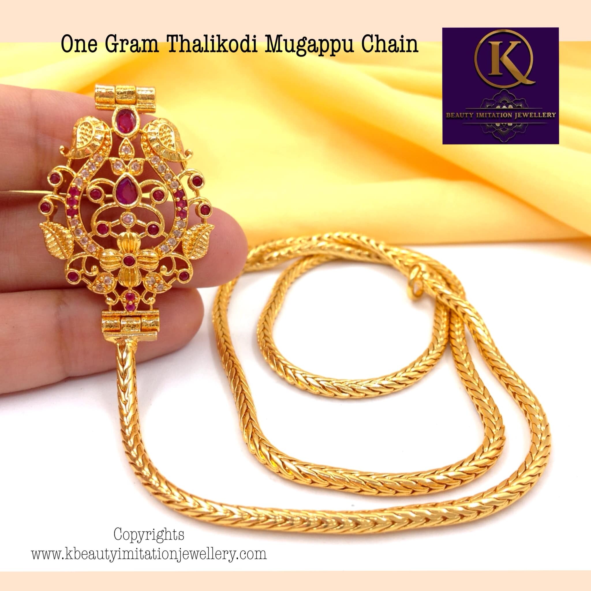 1 Gram Mugappu Thali Kodi Chain | Lazada
