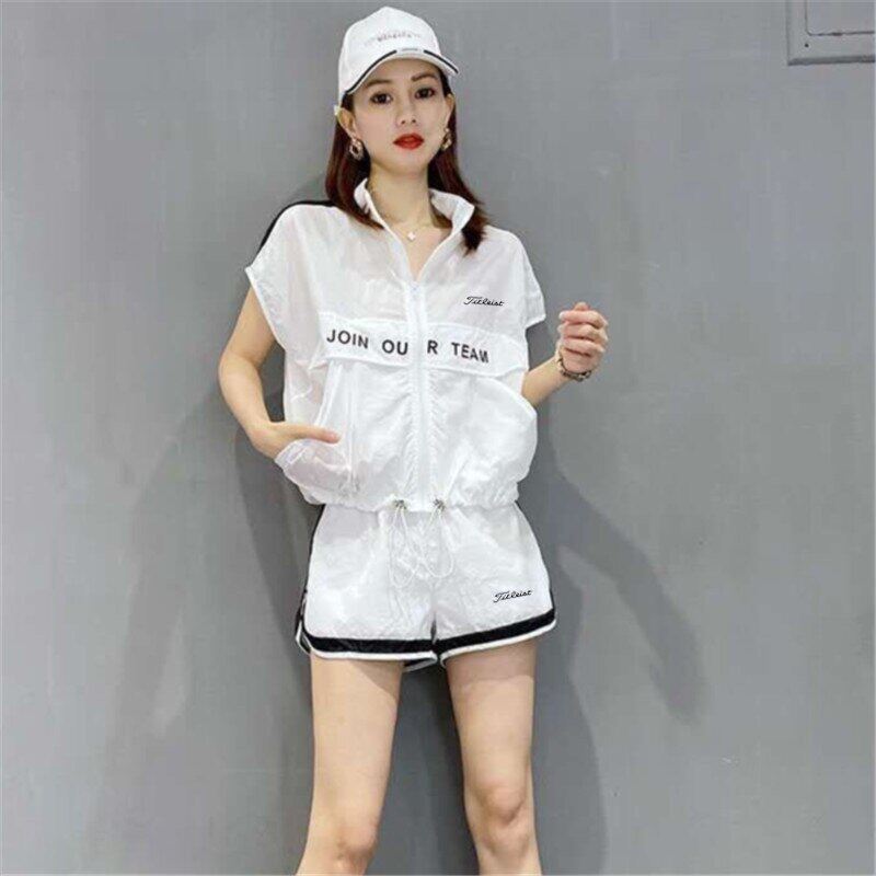 Women's Golf Clothing Golf Suit 2023 Golf Shirts Golf Shorts Women's Golf Wear New Goods 2-Piece Set Women's Golf Wear