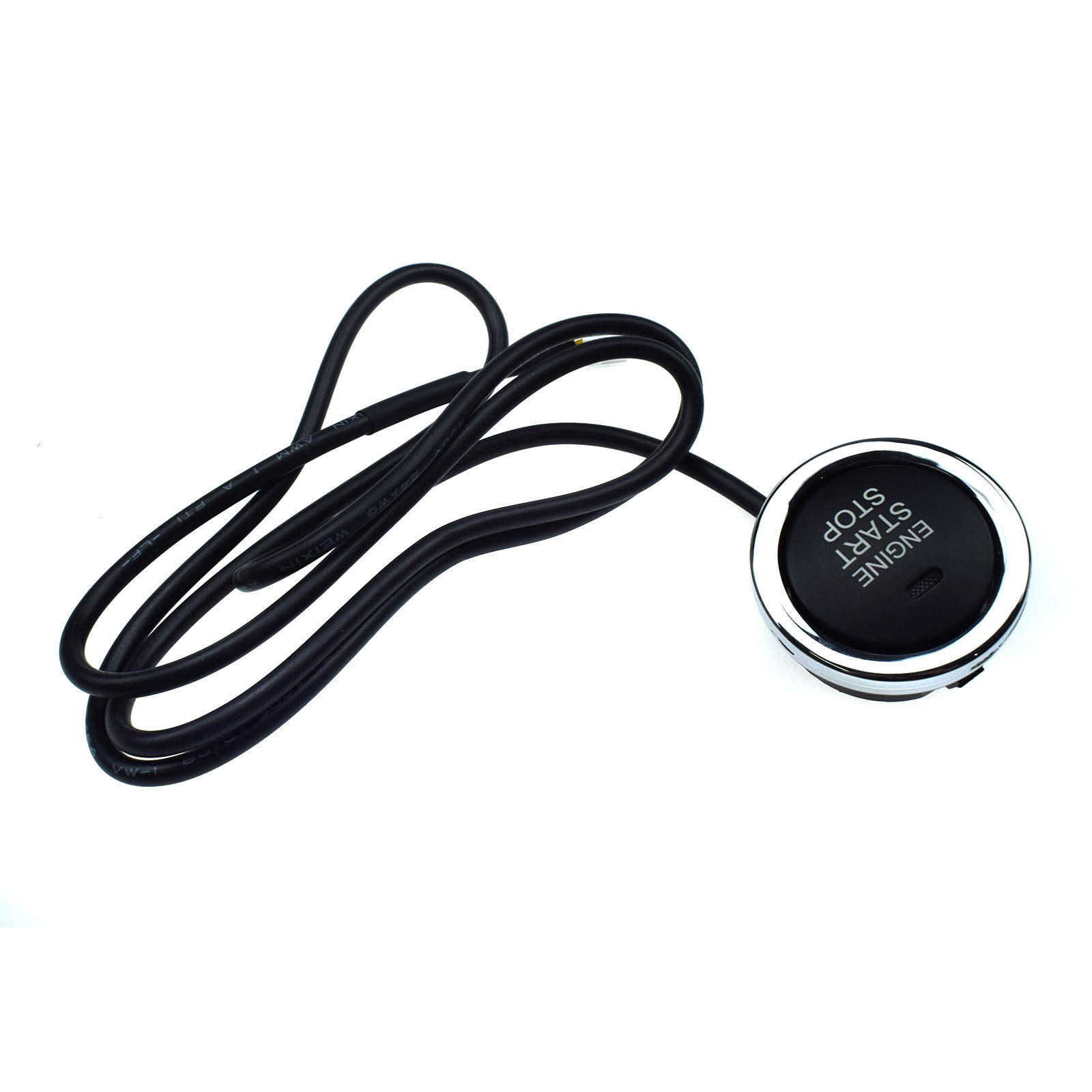 Universal Keyless Engine Ignition Start/ Stop Switch Push Start Keyless Switch with Wire for Chevrolet Honda LT0698