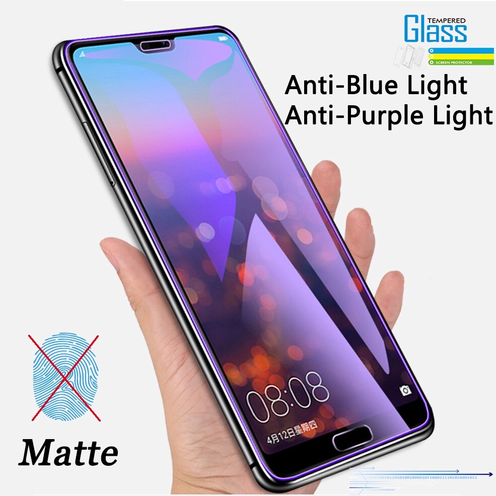 For Samsung Galaxy A70 A50 50S A71 A30S A30 A20S A20 A10S A10 M20 M30S M30 M50 Full Cover Anti Blue Purple Ray Light Tempered Glass Screen Protector