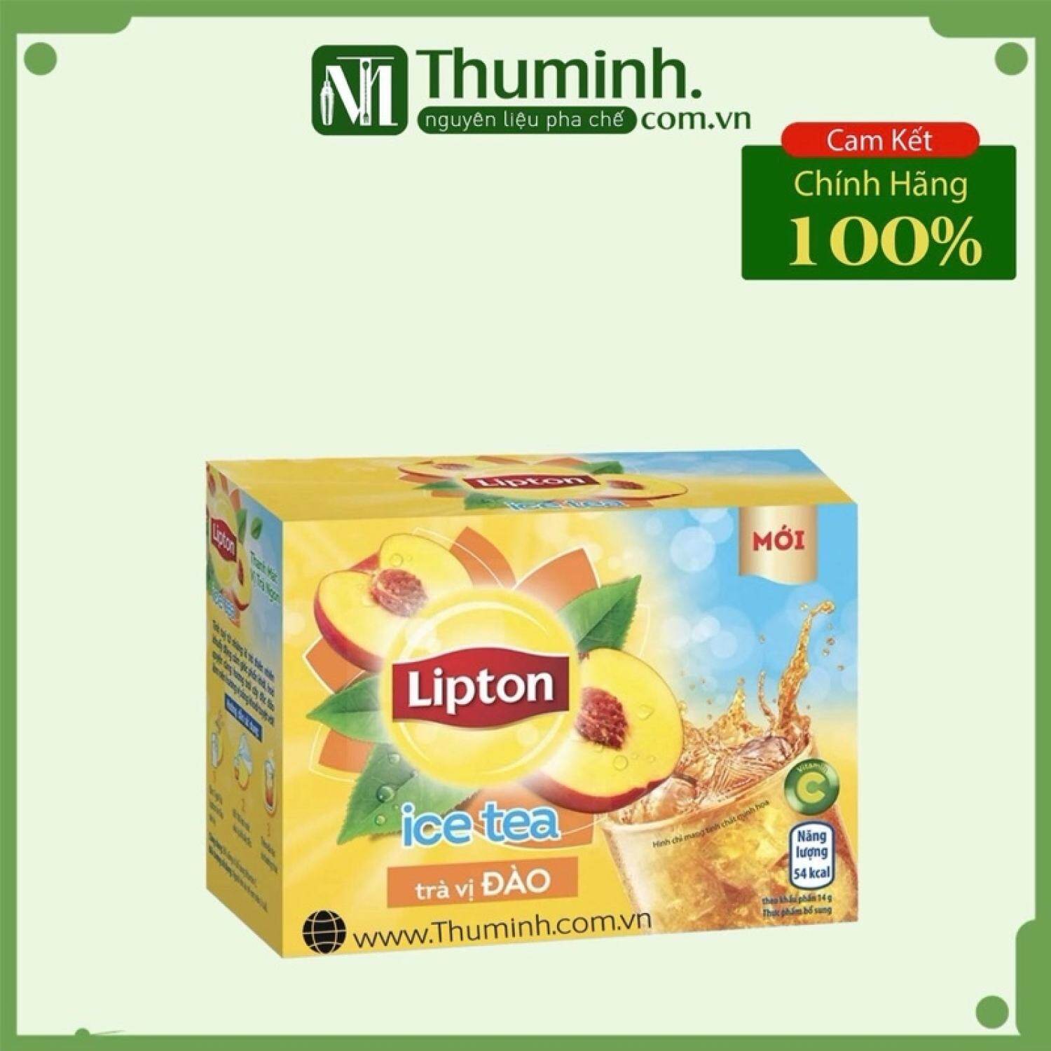Trà lipton đào hoà tan-224g