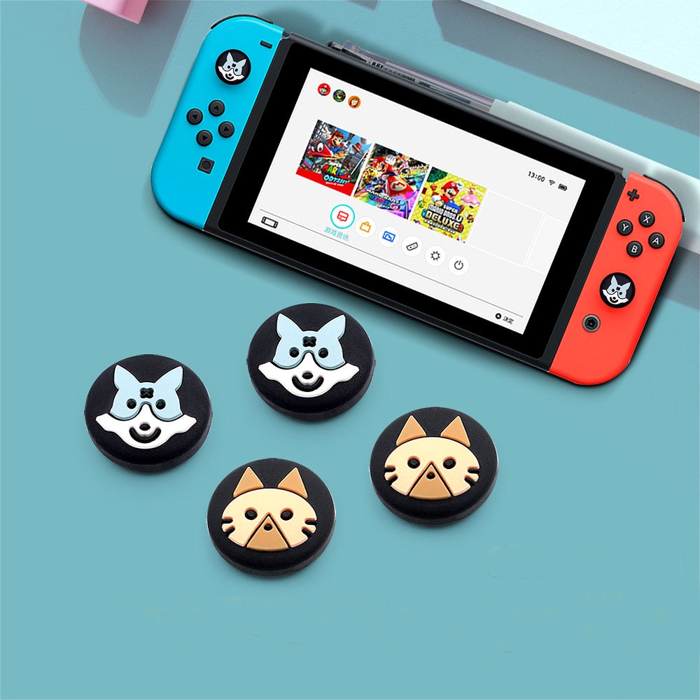Nắp Bảo Vệ Cần Điều Khiển Cần Điều Khiển Cho Monster Hunter RISE Nintendo Switch Oled Bộ Điều Khiển Joy-Con Ốp Ngón Tay Cái NS Switch Lite