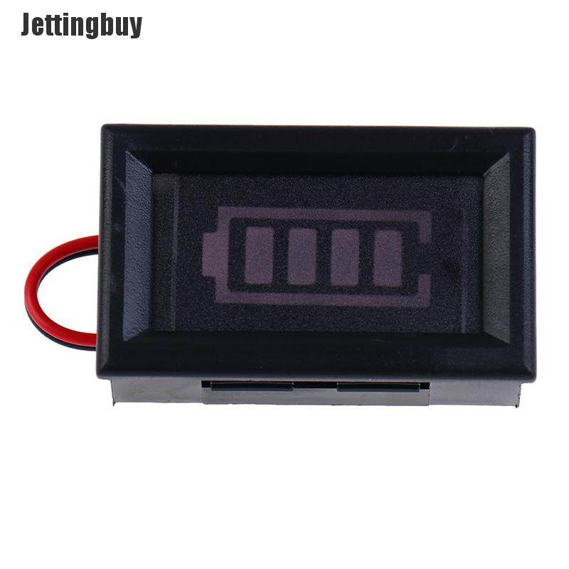 Jettingbuy 3S 12.6V Lithium Battery Capacity Indicator Voltmeter Module Blue Display