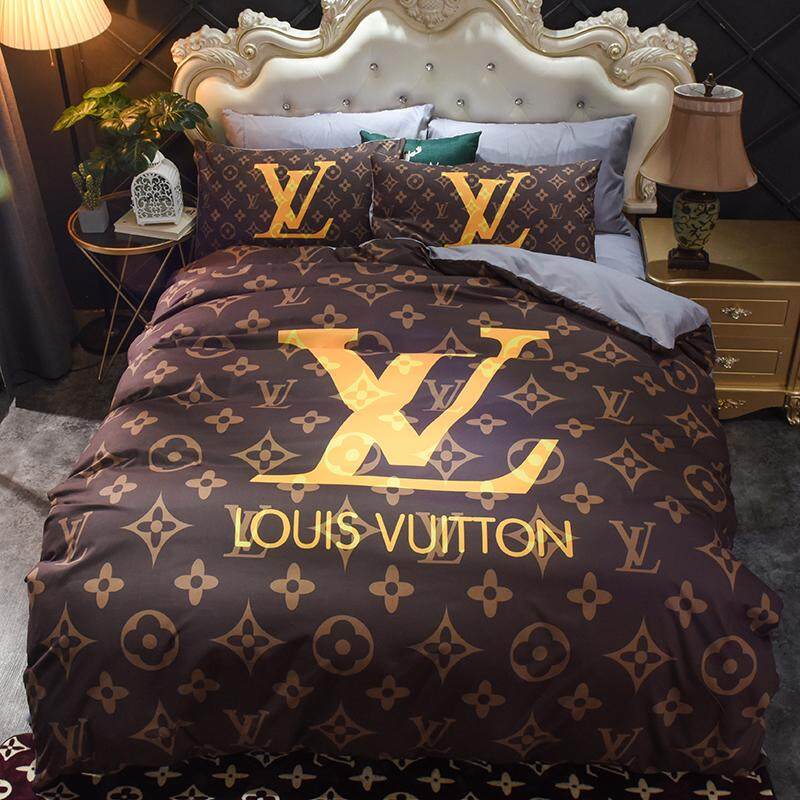 Lv Luxurious And Soft Series Bedsheet Sets Lazada