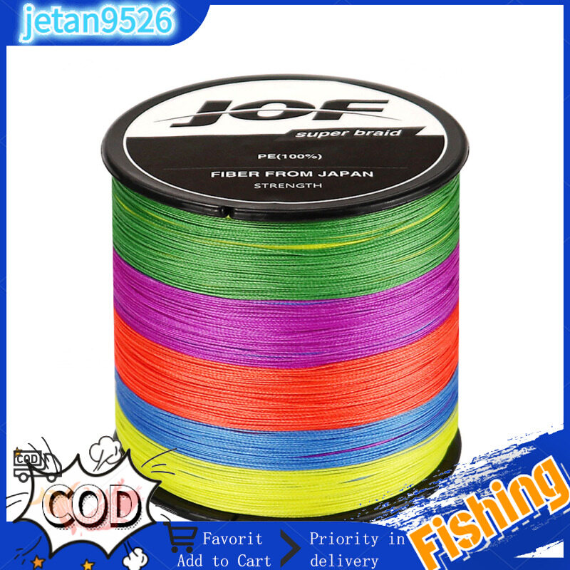 100m Lure Line 8 Braided Colorful Fishing Line 18-96lb Strong Strength Line For Freshwater Saltwater