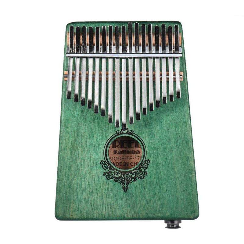 Ưu Đãi Lớn 17 Phím Kalimba Ngón Tay Cái Đàn Piano Kích Thước Bỏ Túi Ngón Tay Piano Gỗ Nhạc Cụ