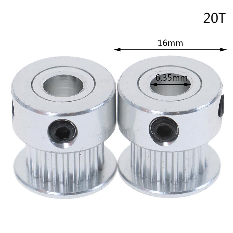60 Zähne 2GT Zahnriemenscheibe Aus Alu Für 3D-Drucker, 5mm Bohrung, 6mm Riemenbreite