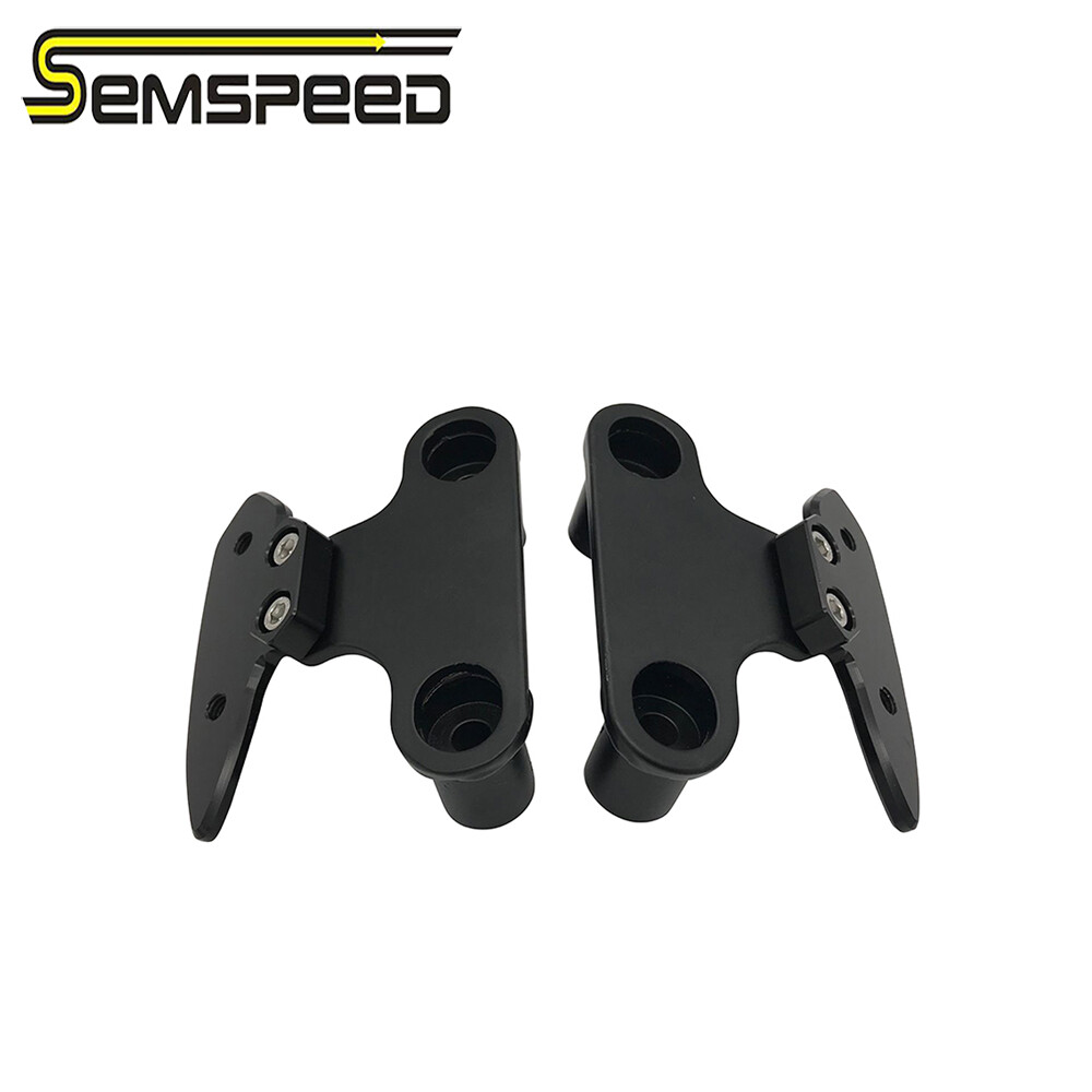 Semspeed Xe Máy Sửa Đổi CNC Chiếu Hậu Khung Phía Sau Gương Chiếu Hông Adapter Cố Định Stent Chủ Đối Với YAMAHA X-MAX Xmax 250 300 400 125 XMAX300 2017-2019 2020