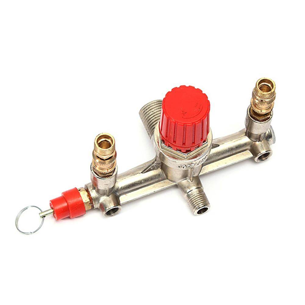 Comforhome 1PCS Aluminum Bracket Air Compressor Switch Bracket Air Pressure Regulator Valve Pump Parts Tool Set