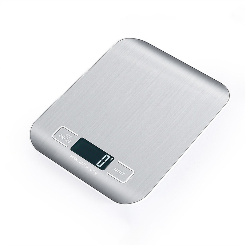 Digital Kitchen Scale 10Kg 5Kg Precision Electronic Food Scale For Cooking And Baking Measuring Tools Stainless Steel Balance