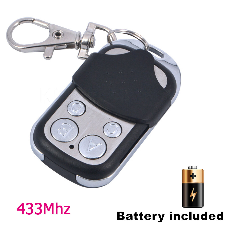 Universal 433Mhz Electric Cloning Remote Control Wireless Duplicator Auto Copy Code 4 Channel Key Gate Garage Door Light Car Home Opener RF Transmitter Controller