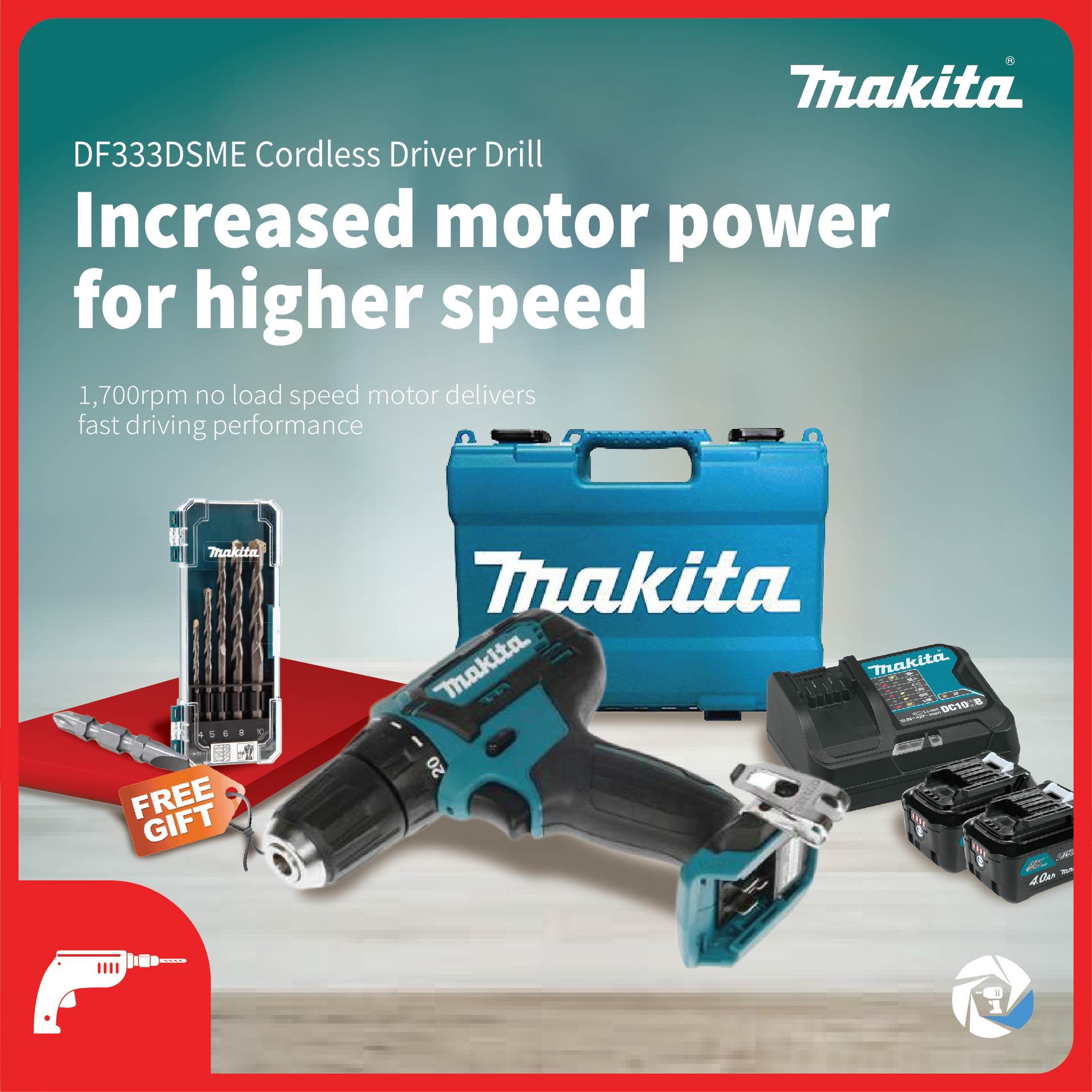 Makita store df333dz battery