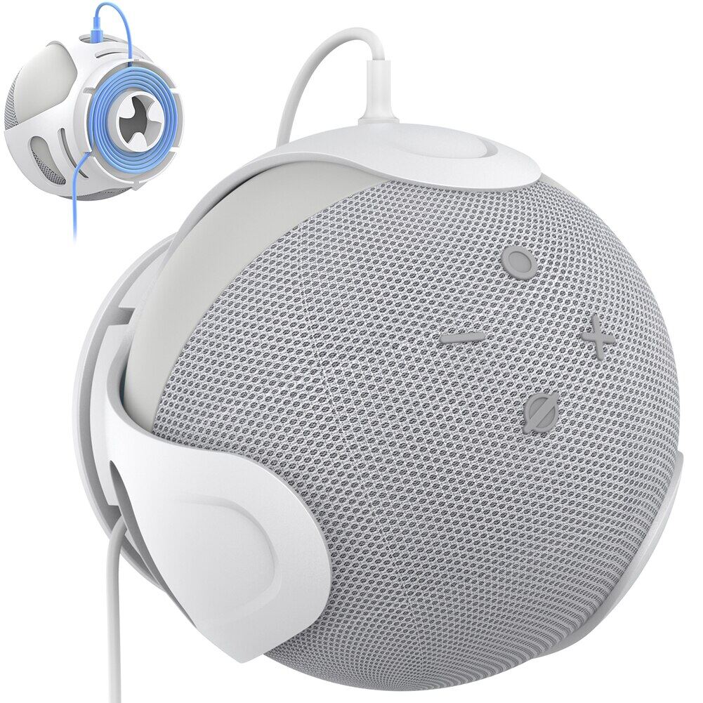 For Echo Dot 5/4 Wall Mount Holder Speaker Bracket For Amazon Alexa Echo Dot 4 Generation Smart Bluetooth Speaker Hanger Stand