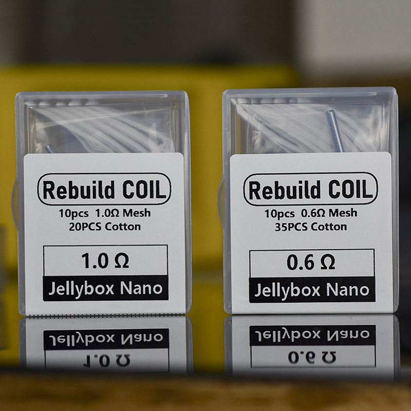 New style diy tool rebuild kit mesh coil resistance wire 0.6/1.0ohm for jellybox nano