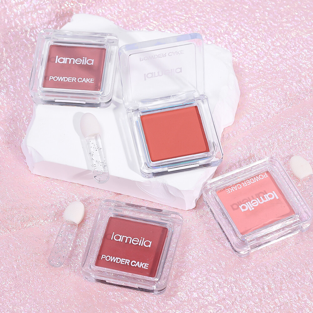 Dorisna Sinh Viên Đỏ Mặt đào hồng Người Mới Bắt Đầu Tự Nhiên Matte Blush Ép Bảng Màu