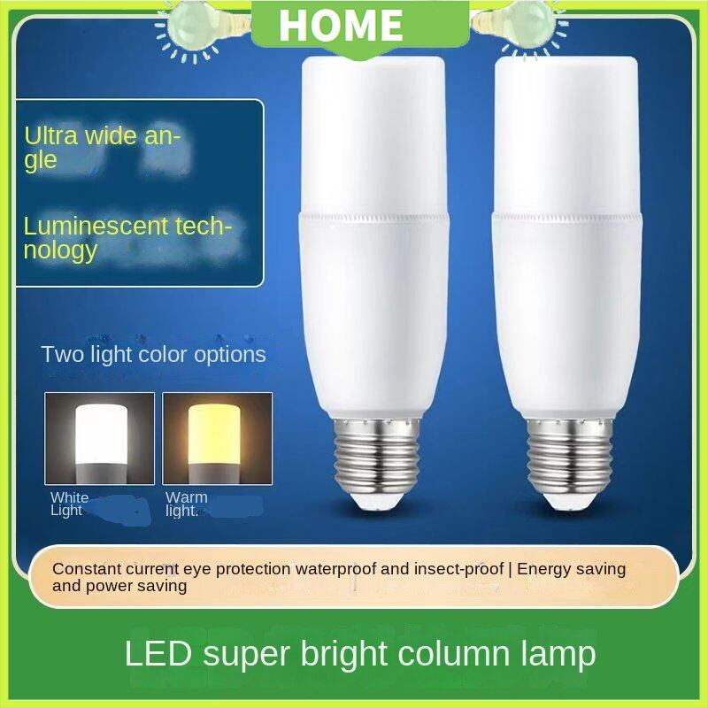 HOME WI🔥Ready Stock🔥Ultra-bright Dimmable LED Bulb E27/B22-220V Thread 3W White Warm Light No Flicker Energy-saving Lamp Bedroom Lamp Restaurant Pendant Lamp Yuba Lamp Eye Protection Lamp Cylindrical Cylindrical Lamp Bulb 节能灯 卧室灯 餐厅吊灯 浴霸灯 护眼灯 柱形圆柱灯