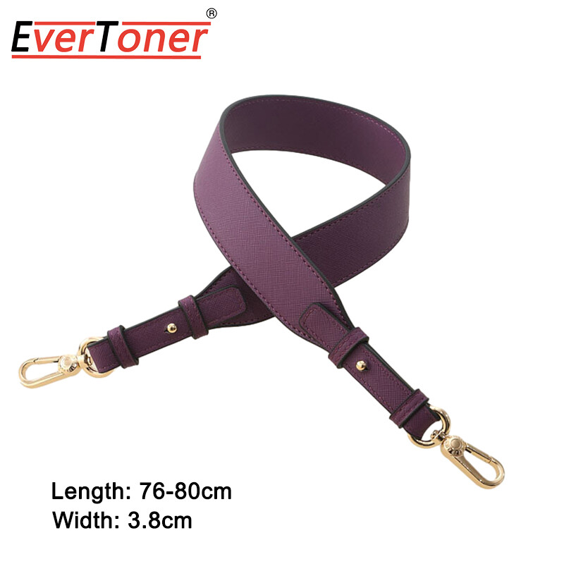 EverToner Leather Shoulder Bag Strap 80cm Adjustable Crossbody Replacement Bag Belt Single Handbag Handle Straps Bag Accessories