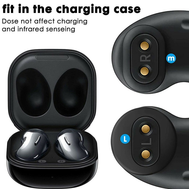 Comfortable Durable Soft Silicone Replacement Headphone Earbuds Compatible with Samsung Galaxy Buds Bluetooth Earphone Case Protective Cover